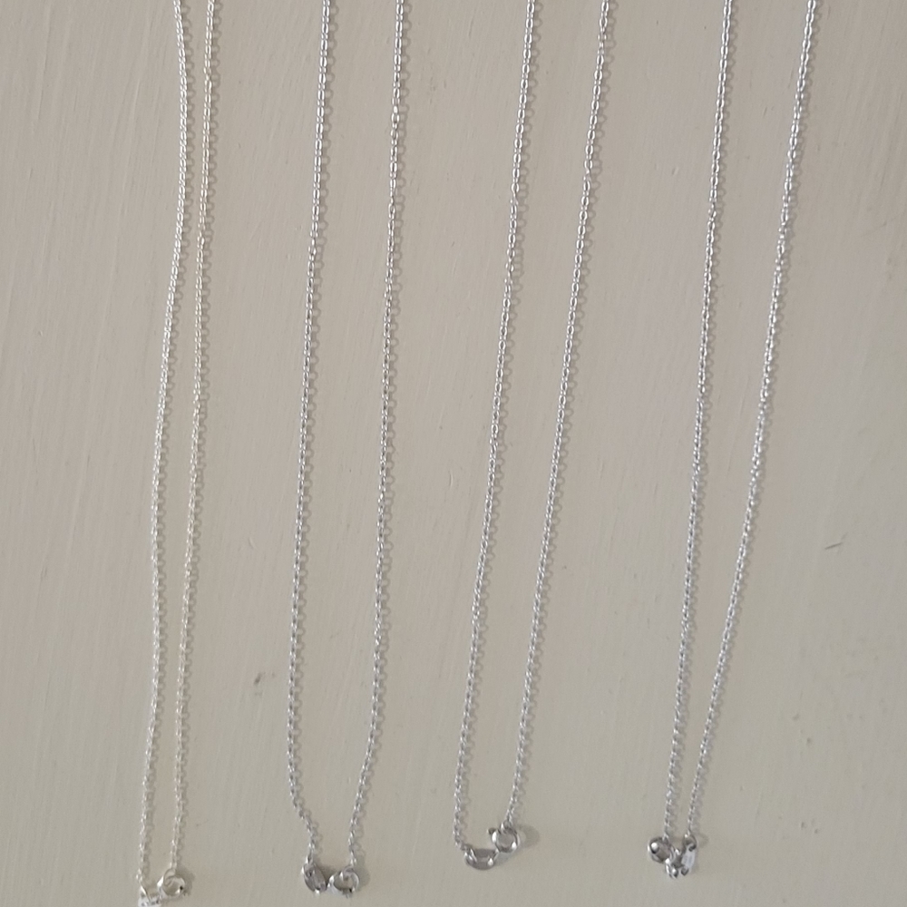 16 inch sterling silver chains